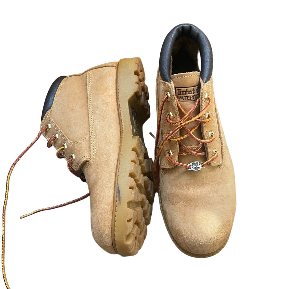 Timberland Wheat Tan Waterproof Nubuck Work Boots